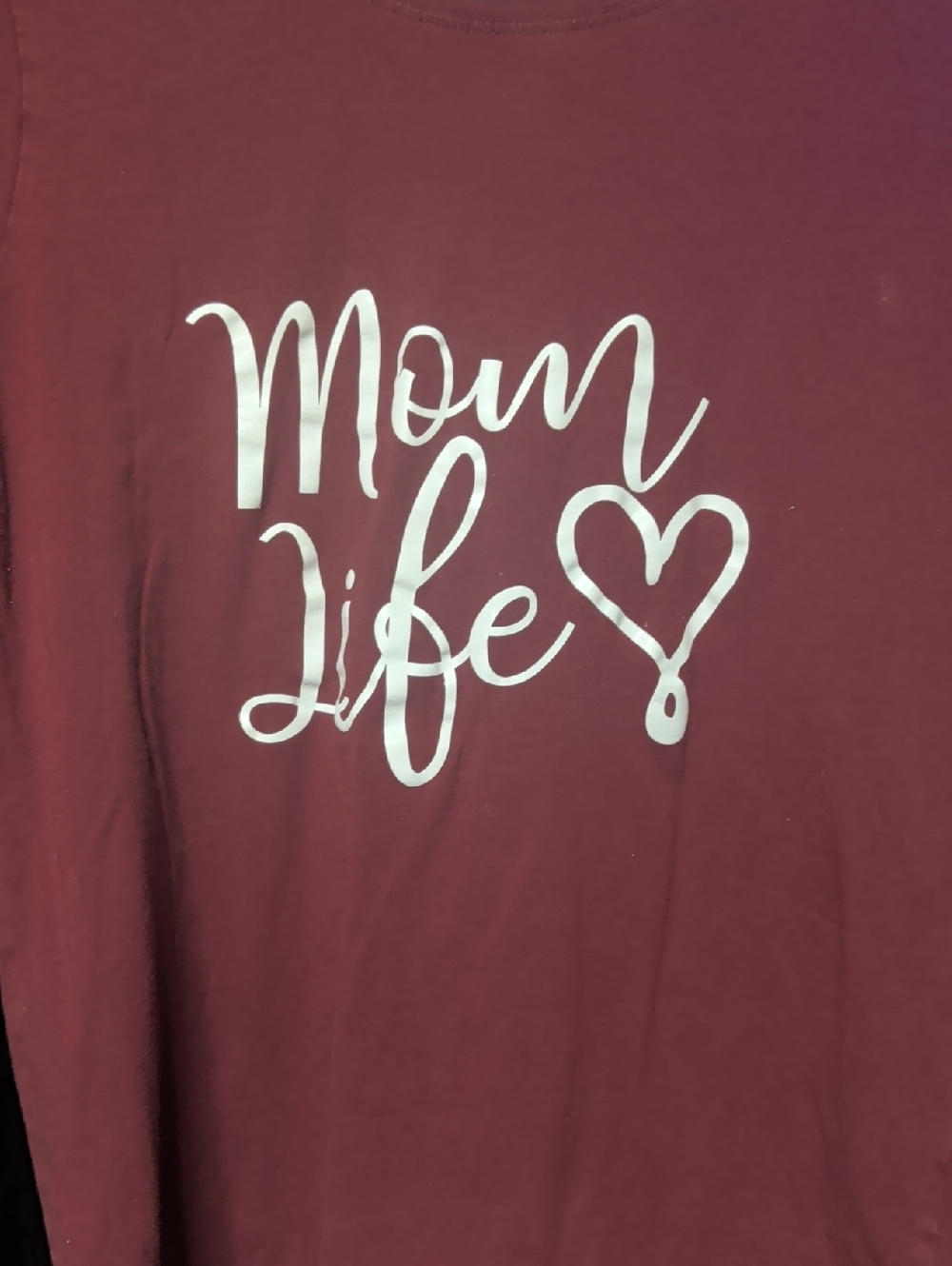 Mom Life - burgundy